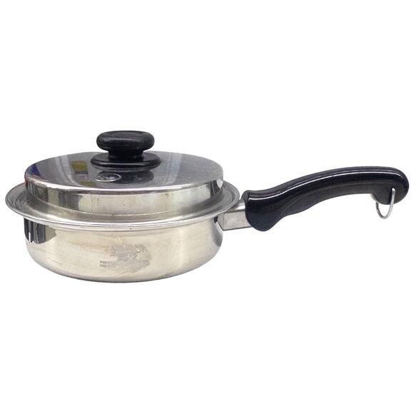 Saladmaster System 7 9" Skillet Surgical Stainless Steel with Vapo Lid TP304-316 - Picture 1 of 9
